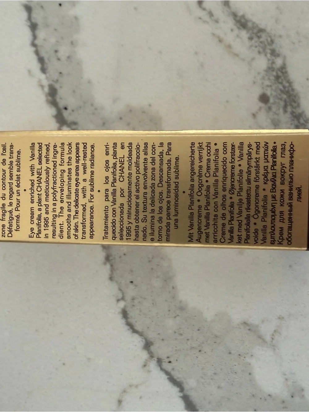 Chanel le Volume Mascara Sample and Sublimage Eye Cream